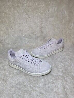 adidas Stan Smith Hairy Suede Lavender Light Purple Sneakers Pastel Low Top 8